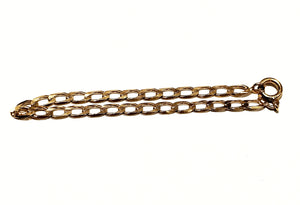 Bracelet gourmette en or jaune 18K - 9.63g