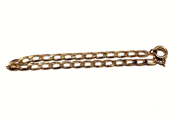 Bracelet gourmette en or jaune 18K - 9.63g