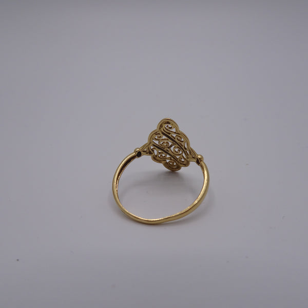 Bagues en or Jaune  18 carats taille -57