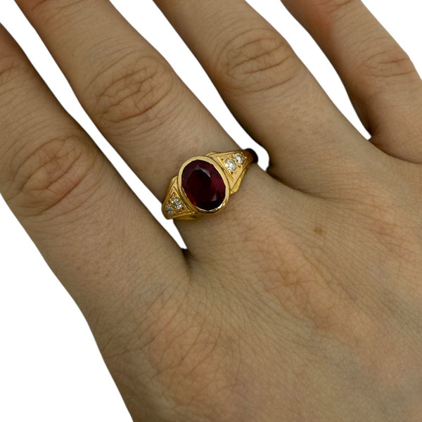 Bague en Or Jaune 18K - 4.03 G