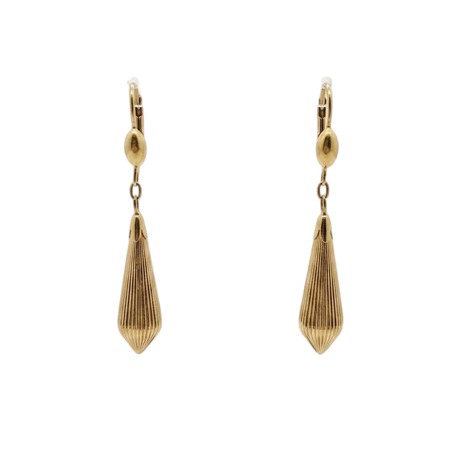 Boucles d'oreilles en Or jaune 18K - 1.67G