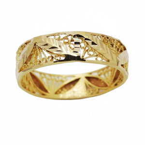 Superbe bague en Or jaune 21K - taille 59 - Taille 2.02G