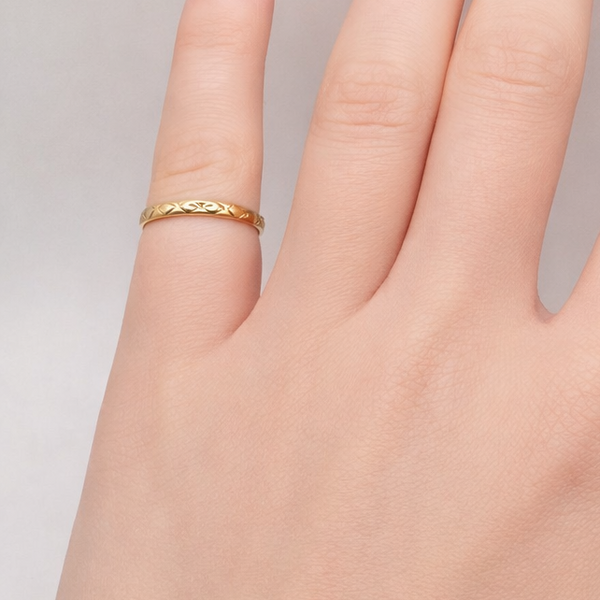 Alliance en Or Jaune 18k - 1.56 G