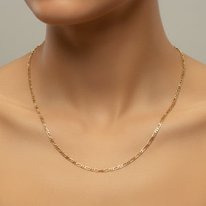 Collier Princesse Figaro en Or Jaune 18k