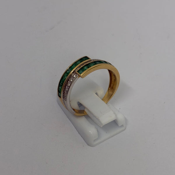 Bague 2 Ors 18 K - Taille 56 - 3.42 G