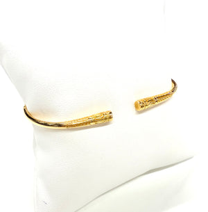 Bracelet Jonc Malgache en Or Jaune 18k 15.91 Grs