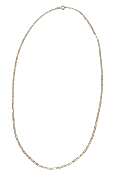 Collier Princesse en Or Jaune 18 K Marine  - T 51cm