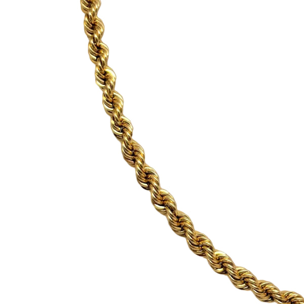 Collier Torsadé Matinée en Or Jaune 18K
