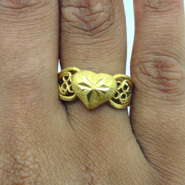 Bague en Or Jaune 22K - 1.89 Grs - Taille 59