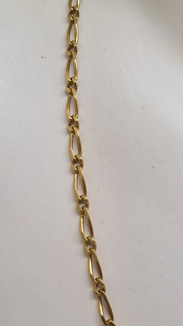 Collier Princesse Figaro en  Or Jaune 18 carats - 8.89 Grs