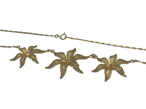 Collier Princesse maille Fantaisie en Or Jaune 18K