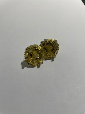 Boucles d'oreilles en or jaune 18K 8.20 Grs