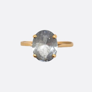 Bague en or jaune 18k - 2.01 G