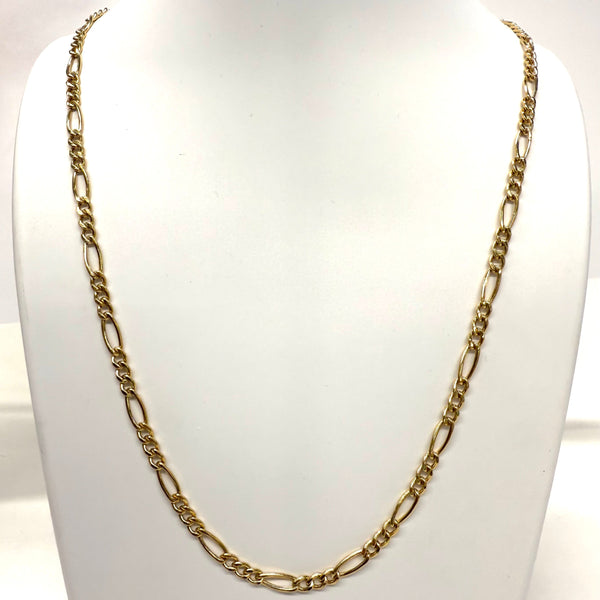 Collier à longue chaîne en or jaune 18 carats – 13,50 Grs