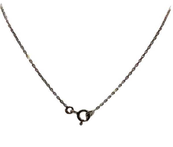 Collier Princesse Or Blanc 18K - 2.20 G
