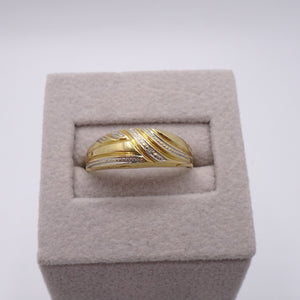 Bague en Or jaune 18K - 1.60g - Taille 53