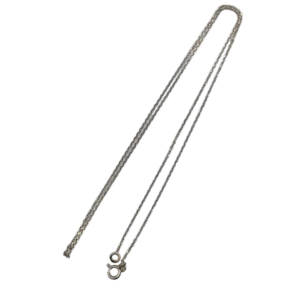 Collier Princesse Or Blanc 18K - 2.20 G