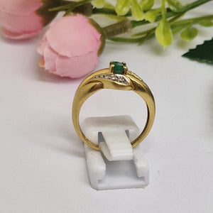 Bague en Or Jaune 18K Taille-57
