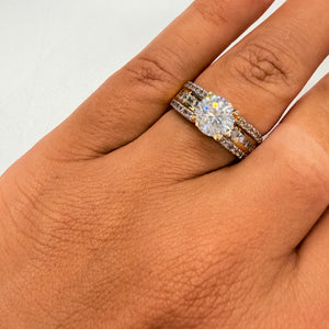 Solitaire en Or Jaune 18k - 5.48 G