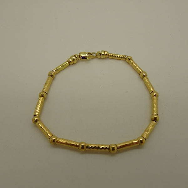 Bracelet en or jaune 18K 10.59 Grs
