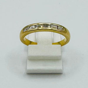 Bague en or jaune 18K - Taille 57 - 4.02 G