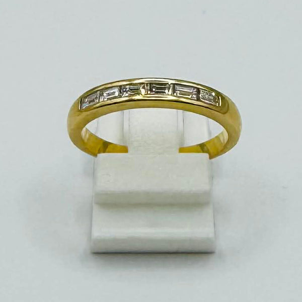 Bague en or jaune 18K - Taille 57 - 4.02 G