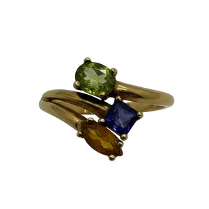 Bague en or jaune 18 K - Taille 53 -  2.74 G