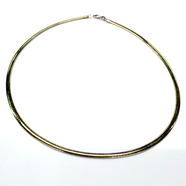 Collier Ras du Cou en Or Blanc 18k
