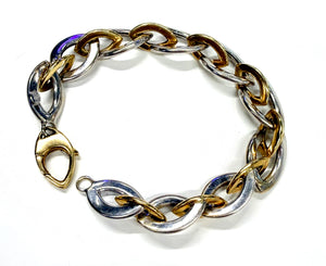 Bracelet Or Jaune et Blanc 18k - 21.27 G