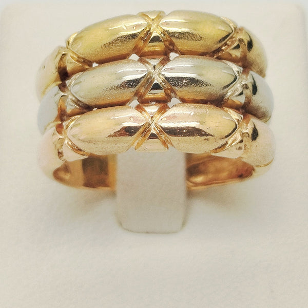 Bague en Or jaune, Or Rose, Or Blanc 18 carats