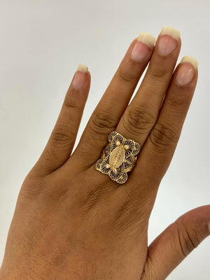Bague en or jaune 18 carats - T 56
