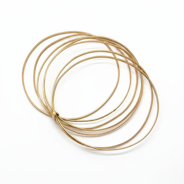 Bracelet jonc en or jaune 18K -  31.16G