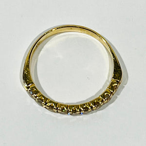 Bagues Demi Tour en Or Jaune 18 K - Taille 56 - 2.90 G