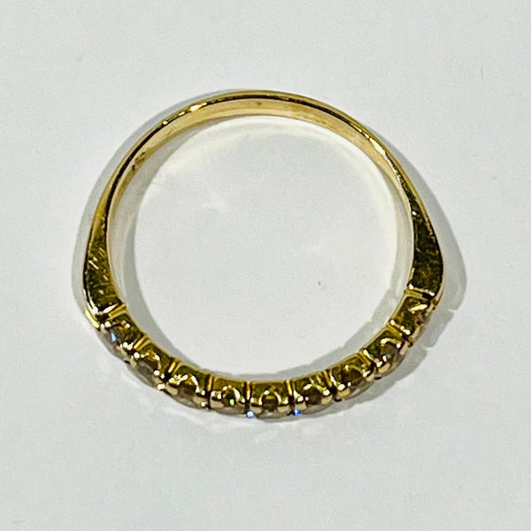 Bagues Demi Tour en Or Jaune 18 K - Taille 56 - 2.90 G