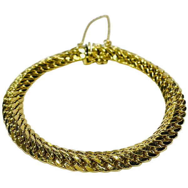 Bracelet Maillon en Or Jaune 18K