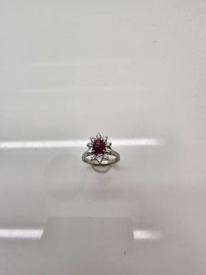 Bague  en Or Blanc 18K - Taille 49 - 4.37 Grs