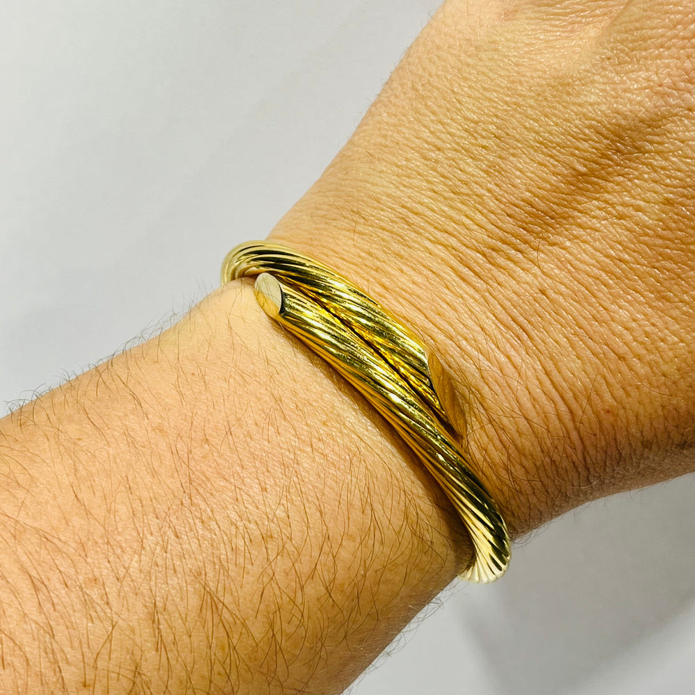 Bracelet Jonc en or Jaune 18K - 17.36 Grs