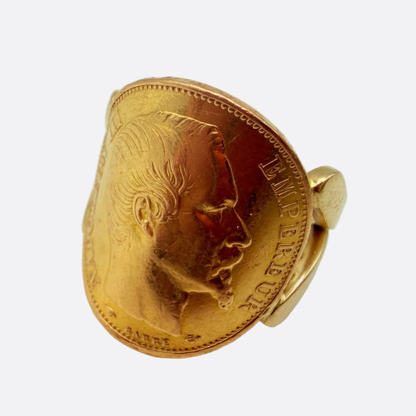 Bague Napoléon en Or Jaune 18k - 11.48g