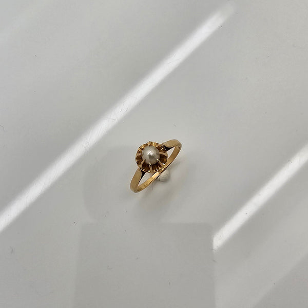 Bague en Or jaune 18K - Taille 52 - 2.43G