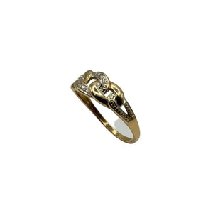 Bague en Or Jaune 18K - T52 - 1.42gr