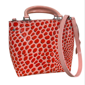 Sac Louis Vuitton Open Tote Jungle en Cuir Rose Vernis
