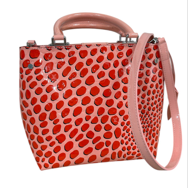 Sac Louis Vuitton Open Tote Jungle en Cuir Rose Vernis
