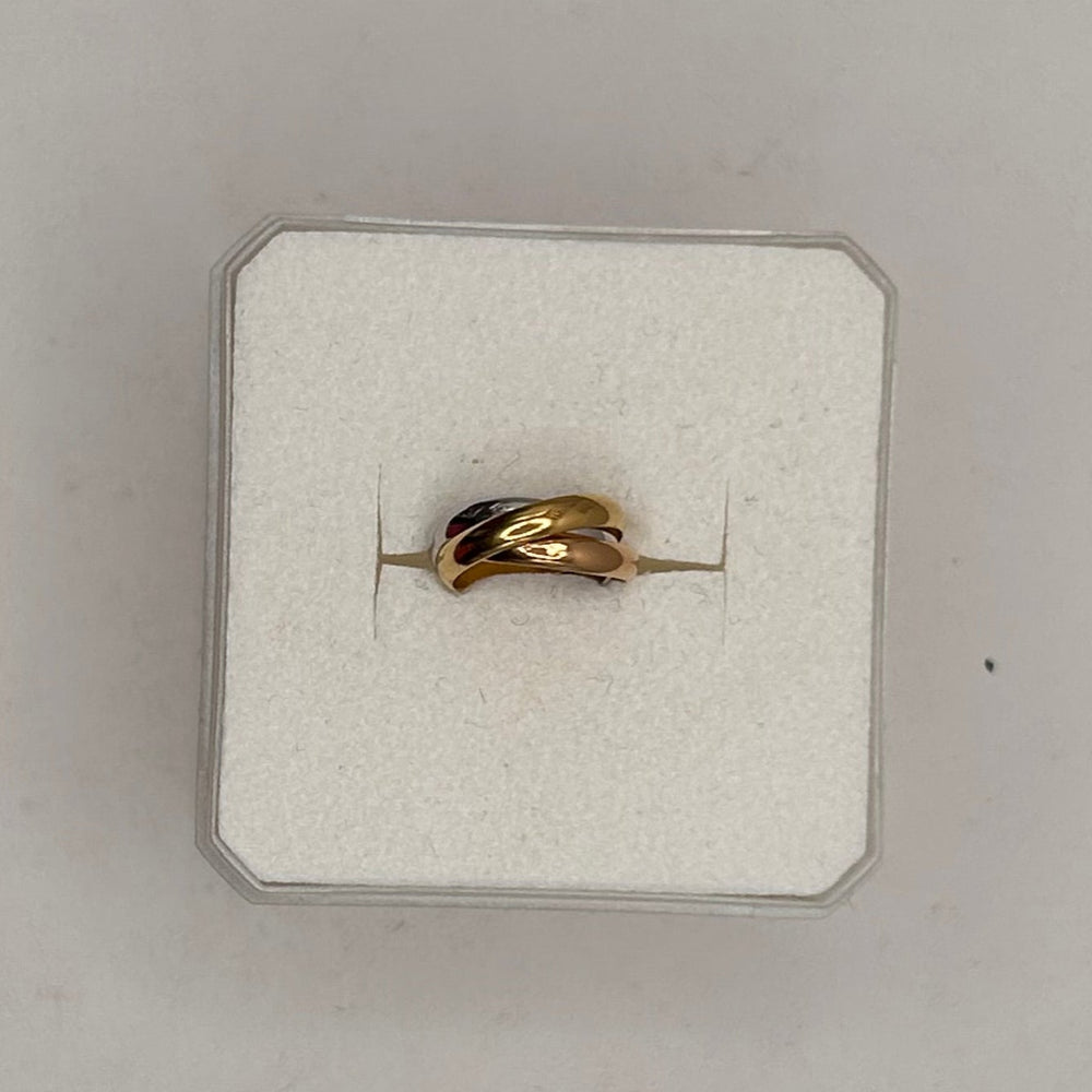 Pendentif médaille 3 Ors 18K
