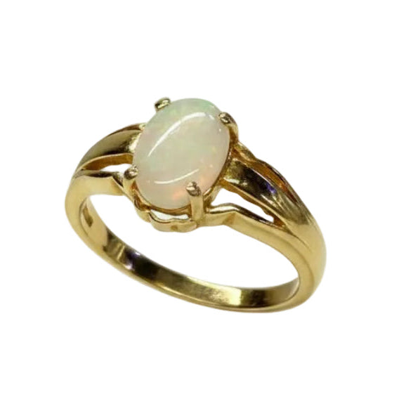 Bague en Or jaune 18k - T53 - 2.70G
