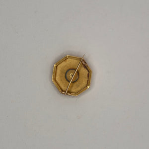 Pendentif Broche Ancienne Or Jaune 18K 2.36 Grs