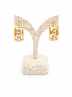 Boucles d'oreilles en 3 Or 18K - 6.15 Grs