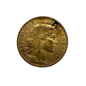 Pièce rare 20 francs or Marianne coq 1906 - 6.43G