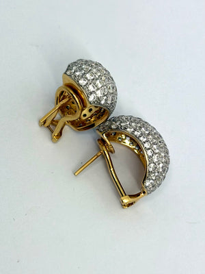 Boucles d'Oreilles en Or Jaune 18K - 12.84 Grs