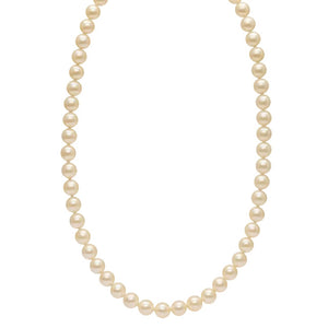 Collier ras du cou en Or Jaune avec Perles d'eau
