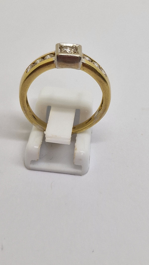 Bague en or Jaune 18K Taille-56